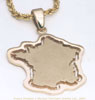 Map of France Pendant