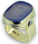MDJ Carved Gemstone Signet Ring