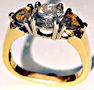 Diamond && Yellow Sapphire Ring