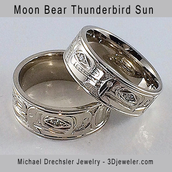 Moon Spirit - Bear - Thunderbird - Sun Spirit Bands