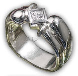 Baseball Diamond Ring