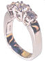 Three Stone Diamond Ring