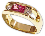Pink Sapphire Ring