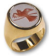 Mockingbird Gemstone Signet Ring