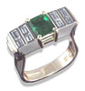 Emerald && Diamond Ring