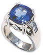 Tanzanite && Diamond Ring