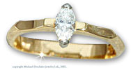Marquise Diamond Promise Ring