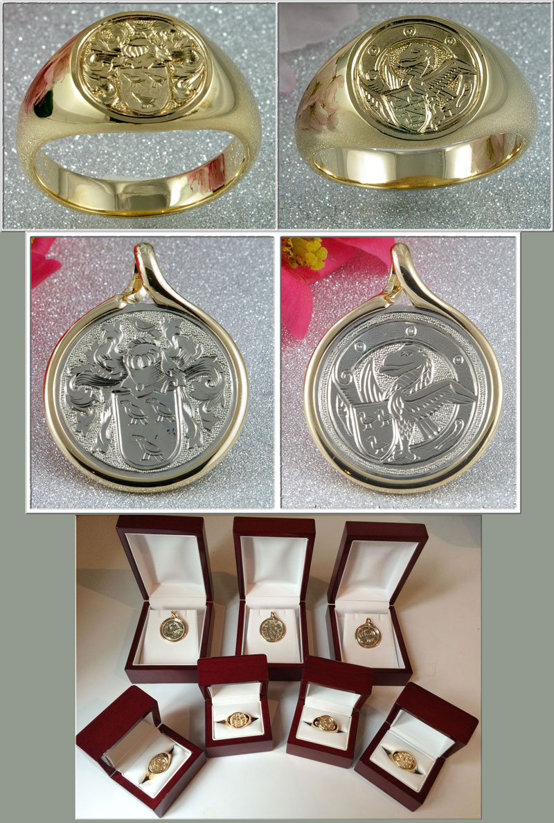 Gold Rings && Pendants for the Nagtegaal Family