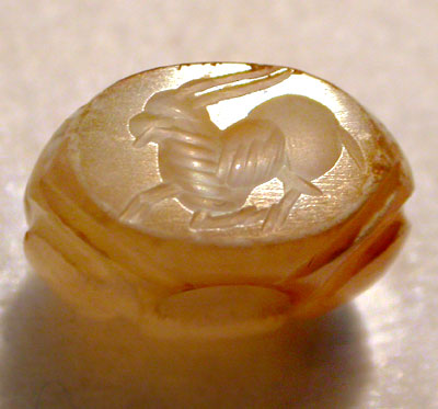 Sassanian Chalcedony Oryx Seal