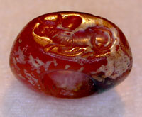 Sassanian Carnelian Zebu Sealing Stone