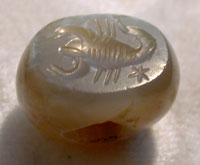 Sassanian Seal Chalcedony Scorpion